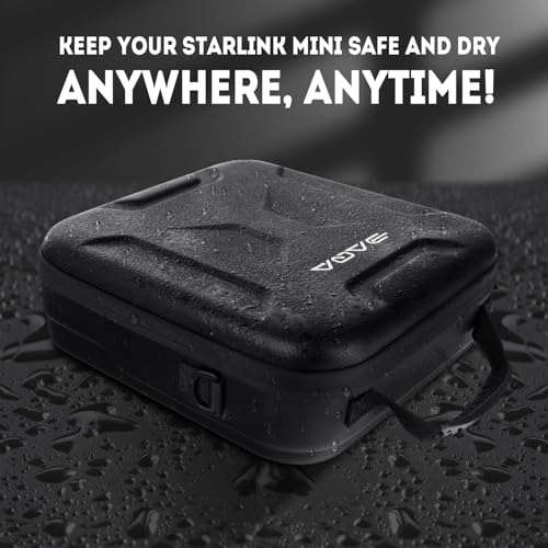 Ultra-Light Case for Starlink Mini – Waterproof, Shockproof EVA for Starlink Case Shoulder Star Link Bag with Dual Carry Options | Ideal for Starlink Mini Accessories - style: SpaceStyle