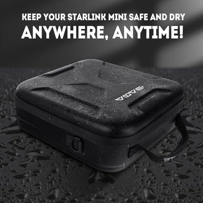 Ultra-Light Case for Starlink Mini – Waterproof, Shockproof EVA for Starlink Case Shoulder Star Link Bag with Dual Carry Options | Ideal for Starlink Mini Accessories - style: SpaceStyle