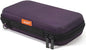 Hard EVA Carrying Case - GLCON Protective Electronic EVA Storage Case for Power Bank, Charger, Earbuds, Cell Phone, Battery - Portable Small Travel Bag with Mesh Inner Pocket + Zipper Enclosure - color: Purple