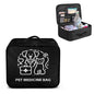 First Aid Kit Bag Pet Paw Cute Dog Print Empty Medic Bag for Pet Friendly Households and Outdoor Adventures Featuring Wear Resistant Material Breathable Construction Easy Access - color: Cute Dog
