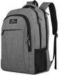 MATEIN Travel Laptop Backpack, Business Anti Theft Slim Sturdy Laptops Backpack Personal Item Bag, Water Resistant College School Computer Bag Gift for Men & Women Fits 15.6 Inch Notebook, Grey - color: Austere Grey, size: 15.6 Inch