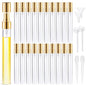 Mini Glass Spray Bottle 20pcs 10ml Clear Spray Bottle Empty, Fine Mist Refillable Mini Perfume Spray Bottle, Perfume Atomizer, Travel Spray Bottle For Hair, Small Empty Sample Containers Portable - size: Spray Bottle10ml-20P