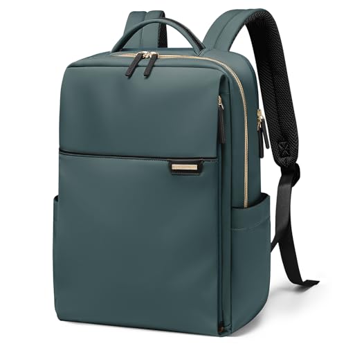 Laptop Backpack for Women, Work Business Traval Computer Backpacks with Laptop Compartment Waterproof Casual Daypack for Travel College,14Inch,DarkGreen - color: Darkgreen, size: 14 Inch
