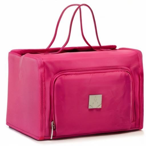 ROYALFAIR Roll Up Makeup Bag, Waterproof Toiletry Bag for Women, Hanging Travel Organizer bags with Jewelry Organizer Compartment, Extra Large 4 Clear TSA Approved Pouches Cosmetic Makeup (pink) - color: Pink