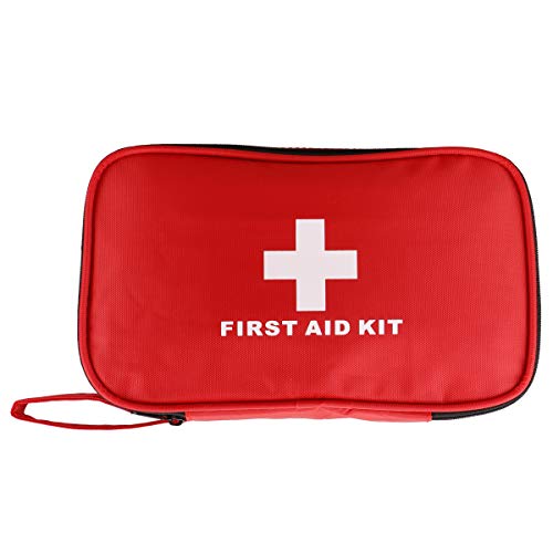 Compact First Aid Empty Pouch,Nylon Lightweight First Aid Bag for Emergency at Home, Office, Car, Outdoors, Boat, Camping, Hiking(Bag Only) - size: 9 x 4.7 x 2 inch