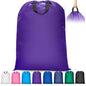 Isink Extra Large Heavy Duty Laundry Bag - 28" x 40", Travel Laundry Bag for Dirty Clothes, Purple - color: Extra Large Laundry Bag With Handles (Purple)