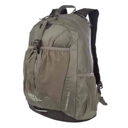 Eddie Bauer Stowaway Packable Backpack | Travel | Outdoor | Lightweight | Foldable | Durable | Ripstop Polyester | 30L - Spruce Green - color: Spruce, size: 30L