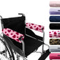 SPRING SEAON Wheelchair Armrest Covers 2 Pack Soft Memory Foam Wheelchair armrest Pads Wicking Washable for Office Transport Chair (Pink Heart) - color: Pink Heart