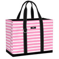 SCOUT Original Deano Tote - Durable Lightweight Open Top Beach, Pool & Lake Bag, Inside Zip Pocket, Folds Flat - color: Pink