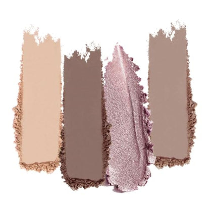 Cool Neutral Eyeshadow Palette with Mirror – Matte & Glitter High Pigment Blendable Long-Lasting Mini Everyday Eye, Mauve Smokey & Purple Contour Makeup Palette, Perfect for Blue, Green & Brown Eyes - color: A04