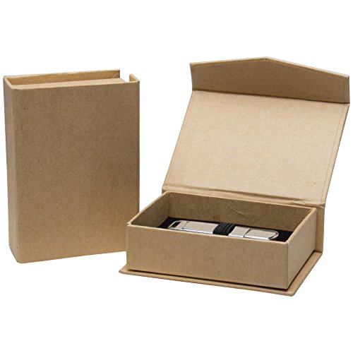 Neil Enterprises Inc. Brown Natural Kraft Paper Flash Drive Box