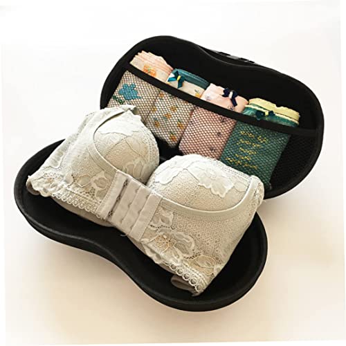 Portable Bra Bag with Net Bra Case Bra Organizer Portable Travel Bra Storage Box for Travel (Pattern 5).