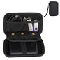 Gadget Case Waterproof Double Layers All-in-One Designed for External Hard Drive,USB Flash Drives,SD Card,Power Banks with Hand Strap (Black) - color: Black