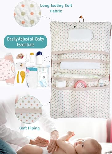 HAMUR Baby Diaper Bag Organizer – Compact & Foldable Stroller Pouch for Newborn Essentials | Travel-Friendly | Fits Boys & Girls (Urchin) - color: Urchin