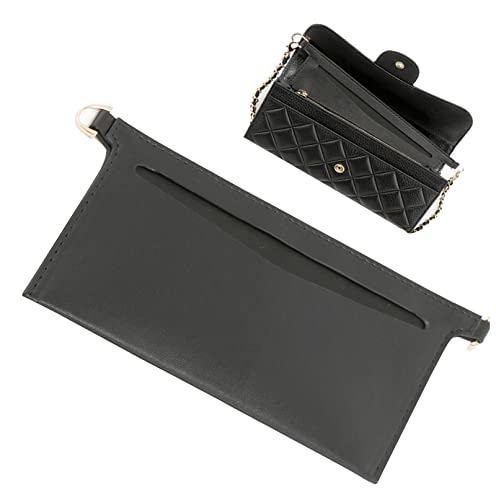 Lckaey Clutch kit Purse chain insert belt-Emily wallet for Sarah bag, chain accessories, wallet insert Y001-black - color: Black, size: 6.7in*3.15in