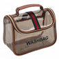 Retro Clear Makeup Bag Waterproof Large Capacity Zipper Travel Toiletry Organizer for Women - size: M3