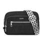 CLUCI Anti Theft Crossbody Bags for Women Travel Small Crossbody Bag Purses for Women RFID Nylon Belt Bag - color: Black