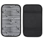 Neoprene Armrest Pad Cover Black and White American Flag Hunting Deer, Car Center Console Cover, Universal Waterproof Accessories for Most Vehicle, SUV - color: Picture (77)
