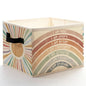 Boho Sunshine Rainbow Kids Storage Bins Box with Handles, Inspirational Positive Affirmations Foldable Basket Toybox for Classroom Kids Room Nursery Bathroom Home Clothes Toys Books - color: color-07