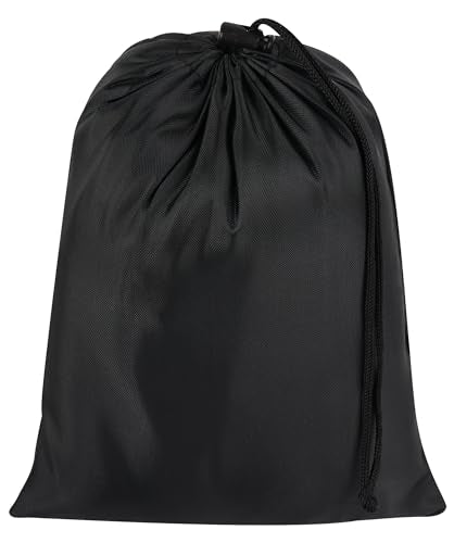 PALTERWEAR Drawstring Bag with Toggle - Nylon Cinch and Ditty Pouch Six Pack (Black, 7 x 9 Inch, Set of 6) - color: Black, size: 7 x 9 Inch