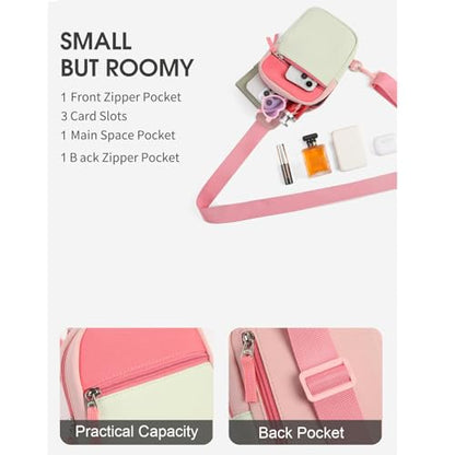 Birthday Gifts for 8 9 10 11 12 Year Old Teens Girls Kids, Fanny Pack Crossbody Bag Sling Belt Bags Purse, Dorm Travel Essentials for Girls Fashion, Preppy Tween Teen Girl Gift Trendy Stuff - color: Red&Green