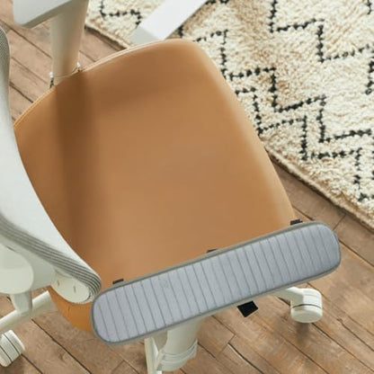 Uonlytech Chair Armrest Cover 17.91X3.74X1.77In Plush Office Chair Armrest Protector with Anti-Slip and Detachable Design for Comfortable Desk Seating