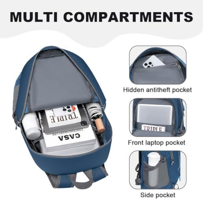 MIYCOO Backpack - Ultra Lightweight Packable Backpack for Travel Camping, Hiking Back Pack Waterproof Foldable Daypack for Men Women Blue - color: Blue