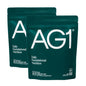 AG1 Greens Powder Supplement | Improve Gut Health | Multivitamin, Probiotic, Gluten Free, Vegan and Keto Friendly | 75 Vitamins (Athletic Greens) - 2 Pack, Classic Formula (30 Servings Per Pouch) - style: Double Refill Pouch: 30 Servings (Pack of 2)