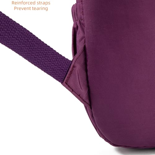 AOTIAN Mini Lightweight 11.8 Inch Backpack Durable Travel Hiking Women and Girls Small Daypack, 7 Liters Purple - color: Purple