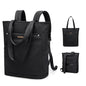 Convertible Laptop Backpack for Women Men Carry on Tote Backpack Teacher Bookbag for College Work Nurse Travel Leisure,16 Inch,Black - color: Black