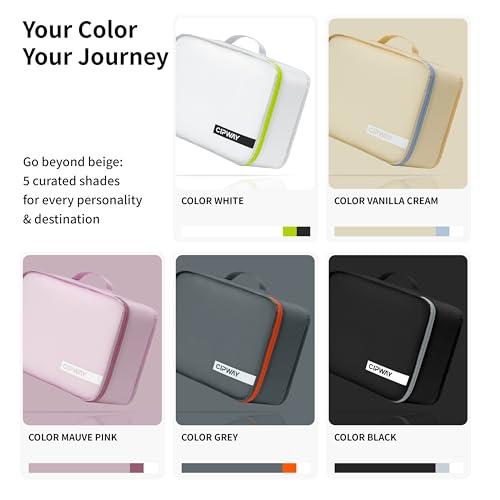Packing Cube Travel Cubes Suitcase Organizer for Accessories Luggage Carry On Suitcase Lightweight 5 Set Grey - color: Grey