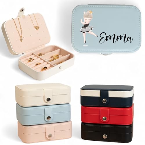 Custom Travel Jewelry Organizer, Jewelry Box, Ring Holder For Jewelry, Travel Accessories For Women, Jewerly Organizator, Bridesmaid Gifts - color: Ballerina