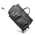 seyfocnia Rolling Garment Bag,Rolling Duffle Bag with Wheels Rolling Garment Bags for Travel with Shoe Pouch Carry On Bag Weekender Bags Garment Duffel Bag for Men or Women-Grey - color: A2-Grey-2P