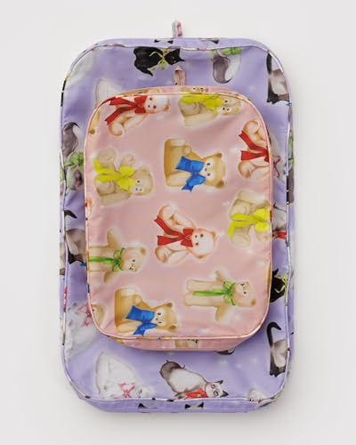 BAGGU Large Packing Cube Set - Fancy Animals - color: Fancy Animals