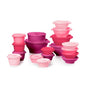 Tupperware Heritage Collection, New 36 Piece Food Storage Container Set in Vintage Pink, Dishwasher Safe and BPA Free (18 containers, 18 lids)