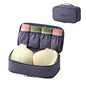 Portable Underwear Bra Storage Bag Waterproof Travel Organizers Multi-Layer Toiletry Packing Cube - color: deep Purple