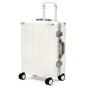 VentureVault Carry On Luggage 22x14x9 Airline Approved, Zipperless Luggage Carry On, Hard Shell Suitcases with TSA Lock, Lightweight Carry On Suitcases with Aluminum Frame (white, 20inch) - color: White, size: 20inch