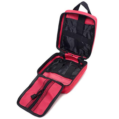 Molle Pouch, Sturdy 600D Nylon Tactical Medical Pouch,Rip-Away EMT First Aid Pouch (Bag Only) - color: red1