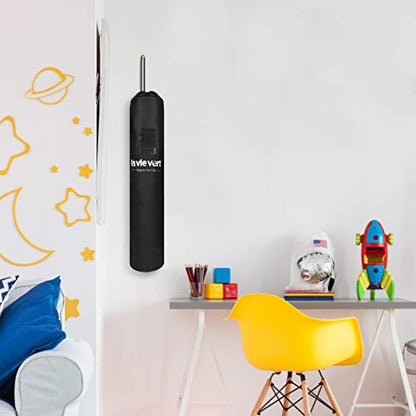 Lavievert Jigsaw Puzzle Roll Mat Puzzle Storage Saver Black Felt Mat, Long Box Package, No Folded Creases, Jigroll Up to 1,500 Pieces - Comes with A Drawstring Opening Design Bag - color: Black With a Storage Bag