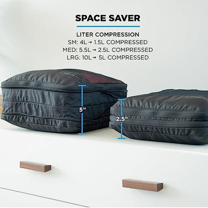 NOMATIC Packing Cubes, Compression Luggage Organizers for Carry-On, Suitcases, Travel Bags, Large - size: Large