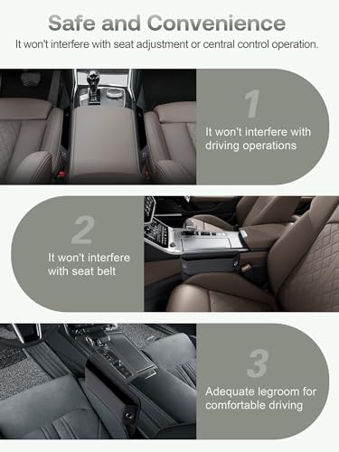 Premium Leather Car Seat Gap Filler Organizer (0.2”-1.2" Gaps), Clever Gifts for Car SUV Truck Owners (Black, 2 Pack) - color: 02 Black, 2 Pack