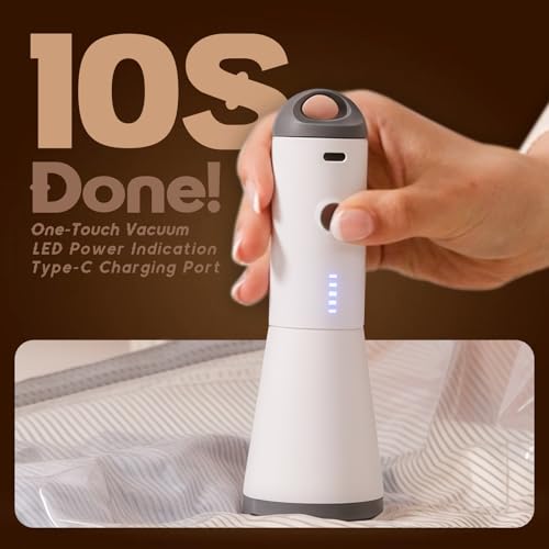 Rechargeable Pump Vacuum Bags for Travel Packing,15 Packs Large Size Vacuum Seal Bags for Luggage and Suitcase Compression, Space Saver for Bedding and Clothing Organization - size: 15 Large Size