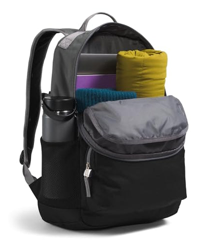 The North Face Teen Chuckwalla Daypack - Travel Backpack, Laptop Sleeve, Reflective Safety Details, Adjustable Strap, Anthracite Grey/TNF Black, One Size - color: Anthracite Grey/Tnf Black