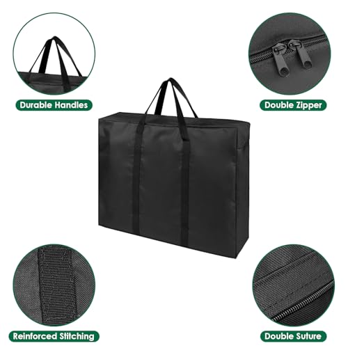 Folding Table Storage Bag, Portable Carry Table Bag for 4FT Folding Picnic/Camp Tables, Waterproof Folding Table Cover with Handles(bag only)- 26" D x 25" W x 5" H - size: 4FT Folding Table Bag