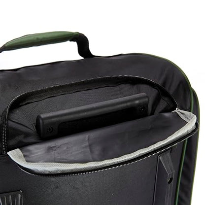 Travelers Club Xpedition 30 Inch Multi-Pocket Upright Rolling Duffel Bag - color: Forest Green