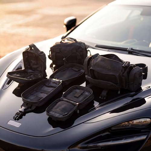 Tactical Seat Back Organizer, Molle Seat Back Organizer Panel With 5 Detachable Multi-Purpose Molle Pouch Fits Car Truck SUV Ford Jeep