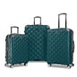 Kenneth Cole REACTION Diamond Tower Collection Lightweight Hardside Expandable 8-Wheel Spinner Travel Luggage, Deep Teal, 3-Piece Set (20", 24", & 28") - color: Deep Teal, size: 3-Piece Set (20", 24", & 28")