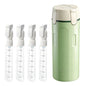 4-in-1 Travel Dispenser Bottle Refillable, 2026 New 4 Pack 30ML Travel Bottles for Toiletries, Leak Proof Travel Size Containers, Shampoo and Conditioner Bottles (Green+White) (Green) - color: Green