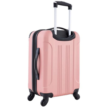Travelers Club Chicago Hardside Expandable Spinner Luggage, Rose Gold, 22" Carry-On - color: Rose Gold, size: 22" Carry-On