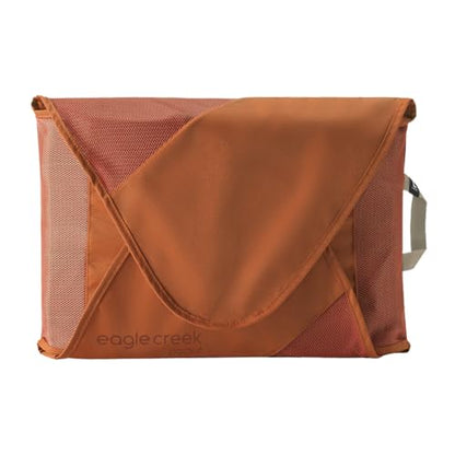 Eagle Creek Pack-It Reveal Garment Folder - Travel Garment Bag with Compression Wings to Maximize Luggage Space - Convenient Top Handle - Quick Drying Material - Mandarin - Large - color: Mandarin